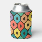 veelkleurig ogee-patroon blikjeskoeler (Blikje Voorkant)