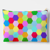 Veelkleurig zeshoekig patroon etui (Achterkant)