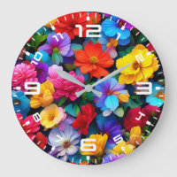 Veelkleurige bloemen Patroon-75647