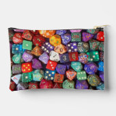 veelkleurige dobbelsteen etui (Achterkant)