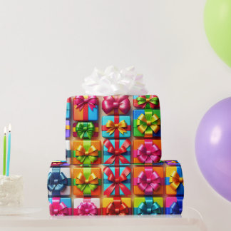 Veelkleurige geschenkdozen & bogen Boday Wrapping  Cadeaupapier