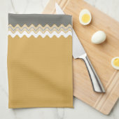 veelkleurige golving theedoek (Quarter Fold)