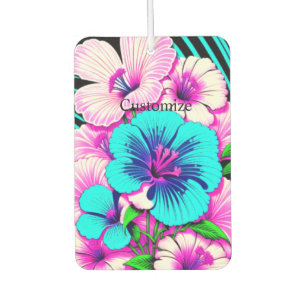Veelkleurige Hibiscus bloemen Thunder_Cove Luchtverfrisser