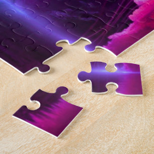 Veelkleurige kwallen in Moonlit Cave Legpuzzel