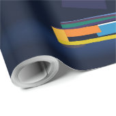 veelkleurige microscoop cadeaupapier (Rol Hoek)