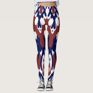 Veelkleurige naadloze "Ratti_Creative_Arts" Leggin Leggings