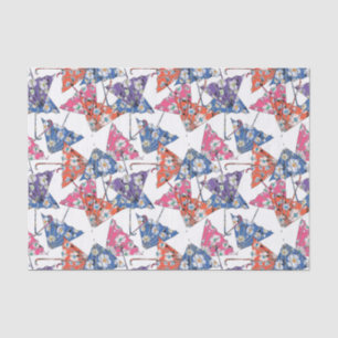 Veelkleurige paraplu's Weefselpapier Tissuepapier