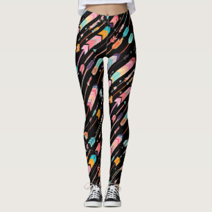 Veelkleurige Pijl Patroon Thunder_Cove Leggings