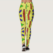  veelkleurige "Ratti_Creative_Arts" Leggings (Achterkant)