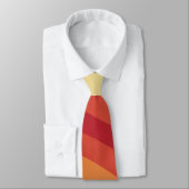 Veelkleurige retro stijl golven ontwerp stropdas (Gebonden)