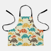 Veelkleurige schildpad schort (Voorkant)