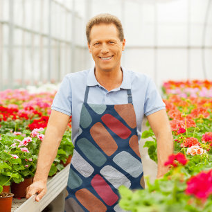 Veelkleurige steentjes schort