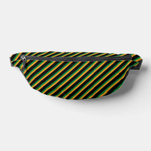 Veelkleurige strepen Fanny Pack Heuptasje