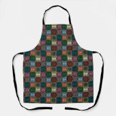 Veelkleurige Uil Patroon Schort (Voorkant)