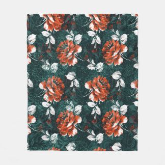 Veelkleurige vuile subbatik textuur fleece deken