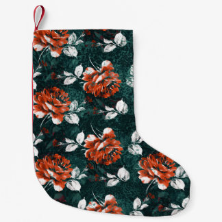 Veelkleurige vuile subbatik textuur kleine kerstsok