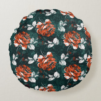 Veelkleurige vuile subbatik textuur rond kussen