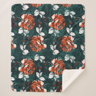 Veelkleurige vuile subbatik textuur sherpa deken