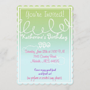 Veelvoudige chemische gevoeligheidsuitnodiging kaart