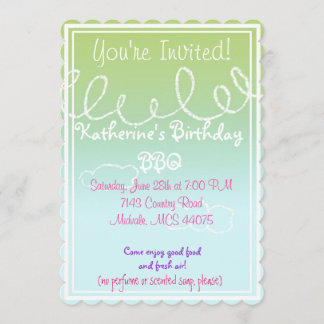 Veelvoudige chemische gevoeligheidsuitnodiging kaart