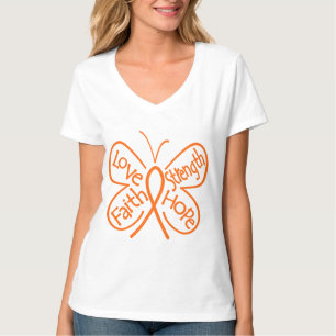Veelvoudige sclerosis Butterfly-insteekwoorden T-shirt