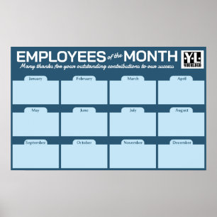 Veelvoudige Werknemers van de de fotovertoning van Poster