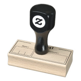 Veelzijdig goedkeuringsstempel 	rubberstempel