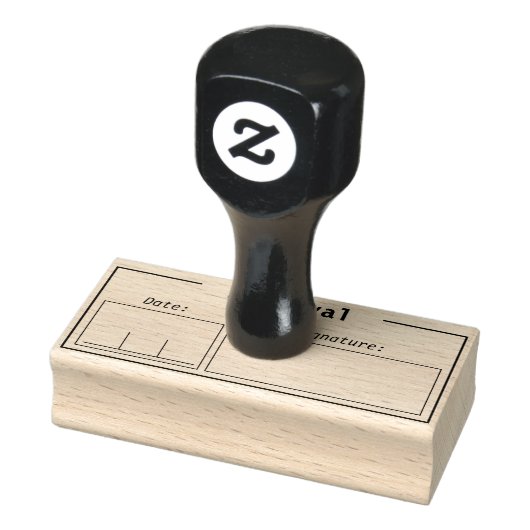 Veelzijdig goedkeuringsstempel 	rubberstempel (Stempel)