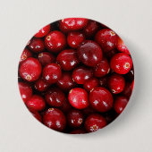 Veenbessen Ronde Button 7,6 Cm (Voorkant)