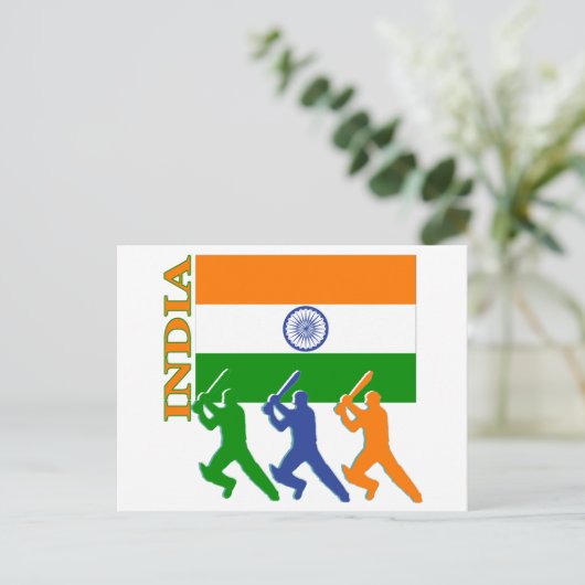 Veenmol India Briefkaart (Staand voorkant)