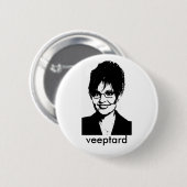 veeptard, veeptard ronde button 5,7 cm (Voorkant /achterkant)