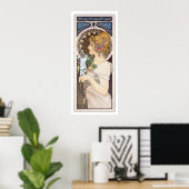 Veer - Alphonse Mucha - Art Nouveau Poster (Thuiskantoor)