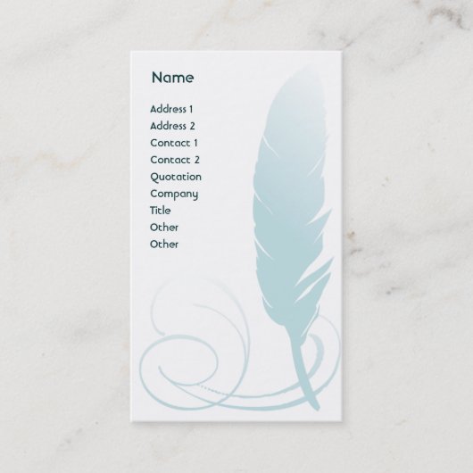 Veer - Bedrijf Visitekaartje (Voorkant)