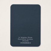 Veer borstelde Waterverf die Vertoning Verzamelen Visitekaartje (Achterkant)