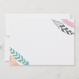 Veer Druk 5x7 Stationery van Origami Prints af Notitiekaartje