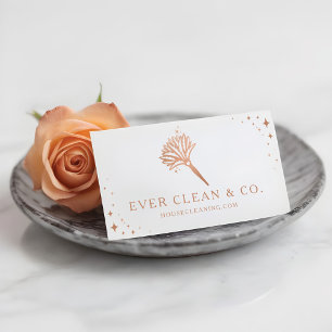 Veer Duster Professional Maid & House Cleaning Visitekaartje