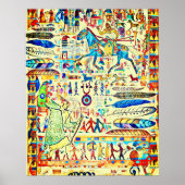 Veer- en aankomen-patroon poster (Voorkant)