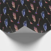 Veer en pijlen cadeaupapier (Hoek)