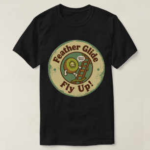 Veer Glijden Vliegen Kiwi Klimmen Plezier T-shirt