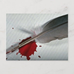 Veer, inkt briefkaart