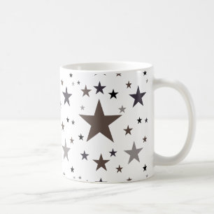 Veer kleuren sterren koffiemok