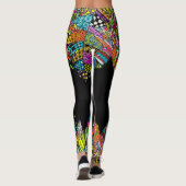Veer Leuke Pop Mode Leggings (Achterkant)