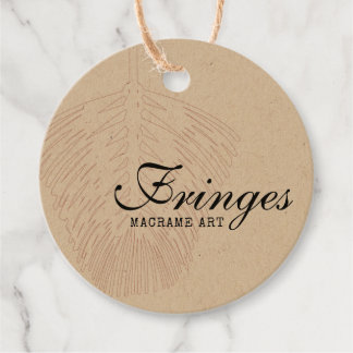 Veer ontwerp Boho Macrame Dank u dat u Label ophan