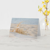 veer op het strand kaart (Gele Bloem)