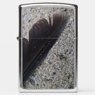 Veer op het strand Zippo