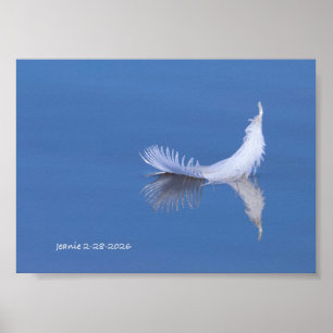 Veer op het water poster