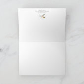 Veer Pen Dank u Wenskaart Bedankkaart (Binnen)