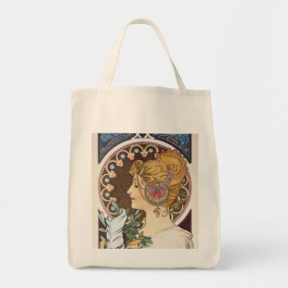 Veer van Alphonse Mucha - Art Nouveau Tote Bag