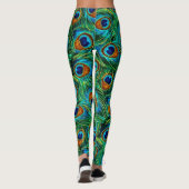 Veer van Peacock-Leggings Leggings (Achterkant)