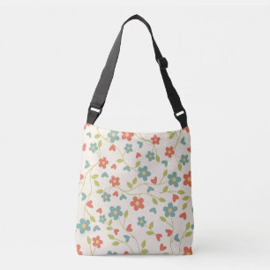 Veerbloemen Crossbody Tas